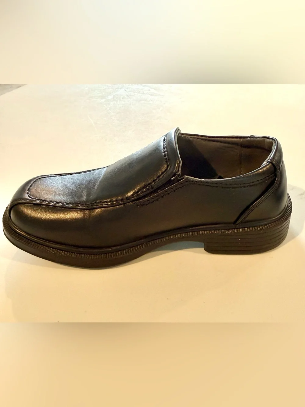 Deer Stags Boys 13M Black Slip-On Dress Shoes